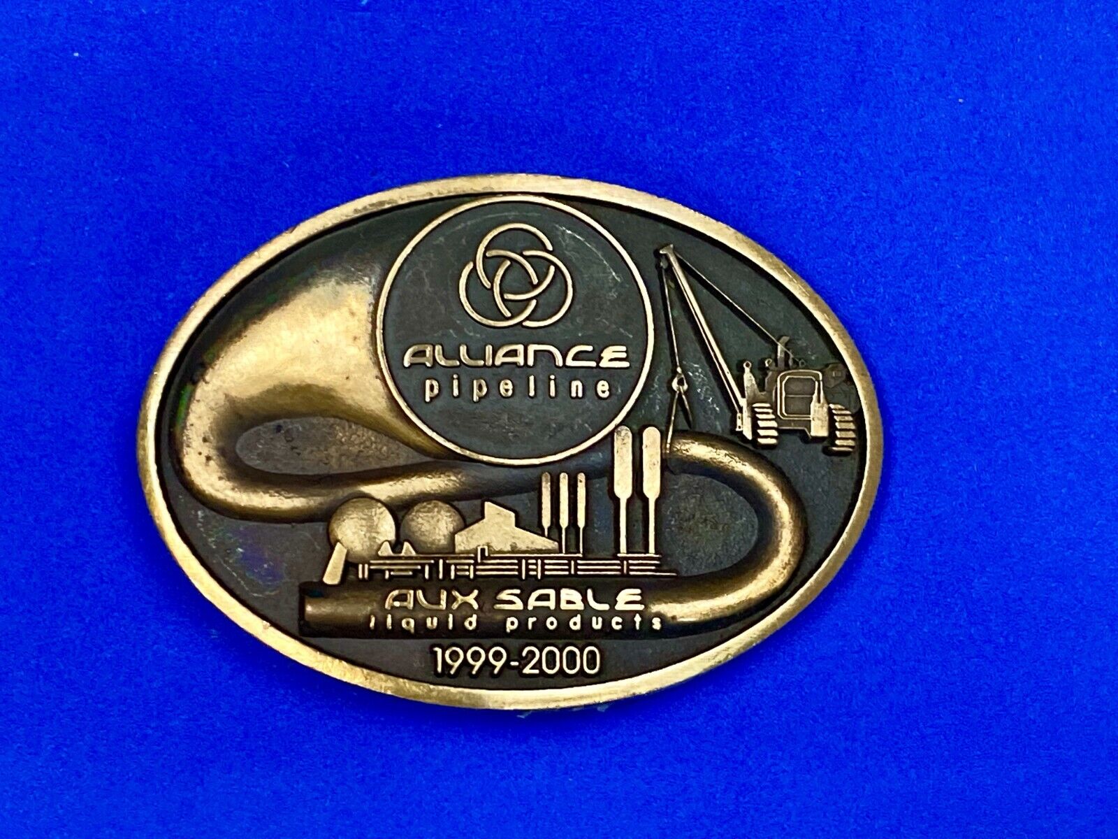 Alliance Pipeline Aux Sable Liquid Products Oil Ngl Extraction Belt Buckle