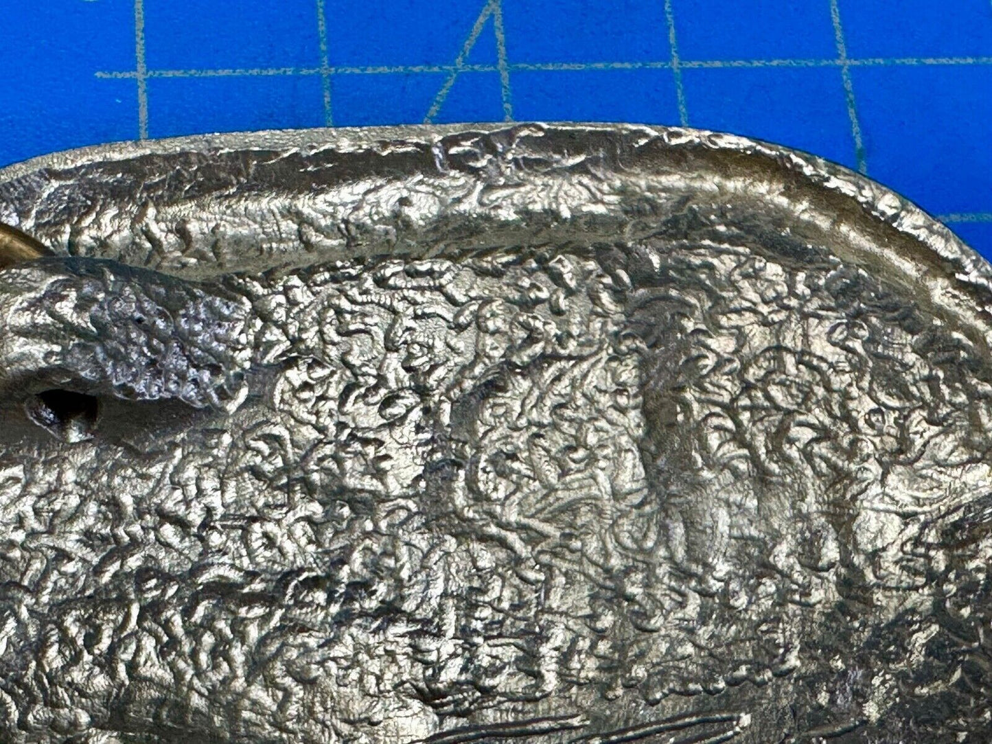 Utah Railway Co Vtg Train Railroad 83 Years - Gary Prazen Sculpture Belt Buckle