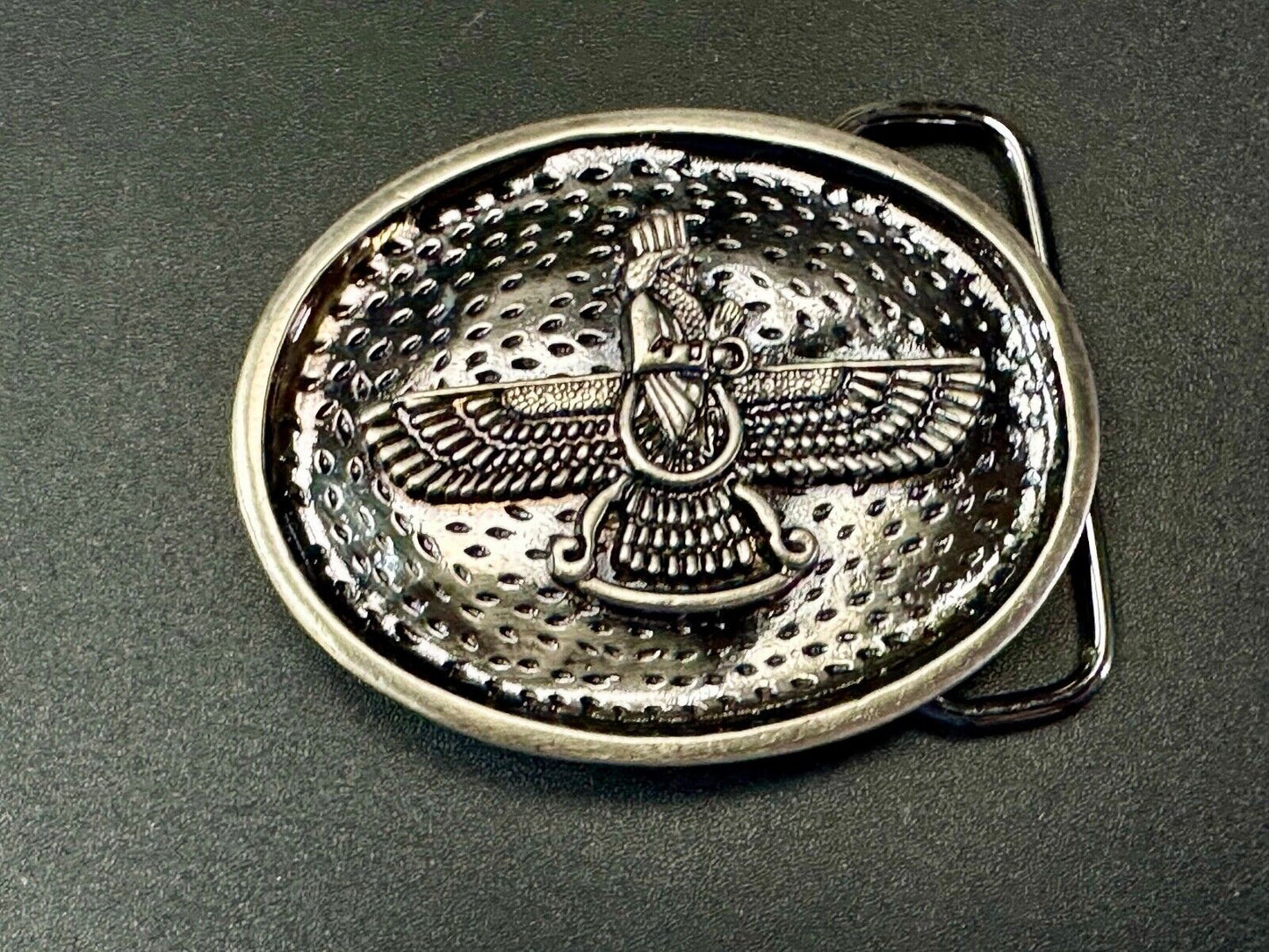 Unique King Thunderbird Wings? .  Unknown to me vintage belt buckle