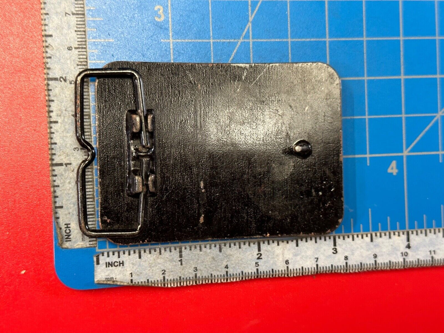 Vintage 1970's Burks Pumps Company Promotional Advertising belt buckle