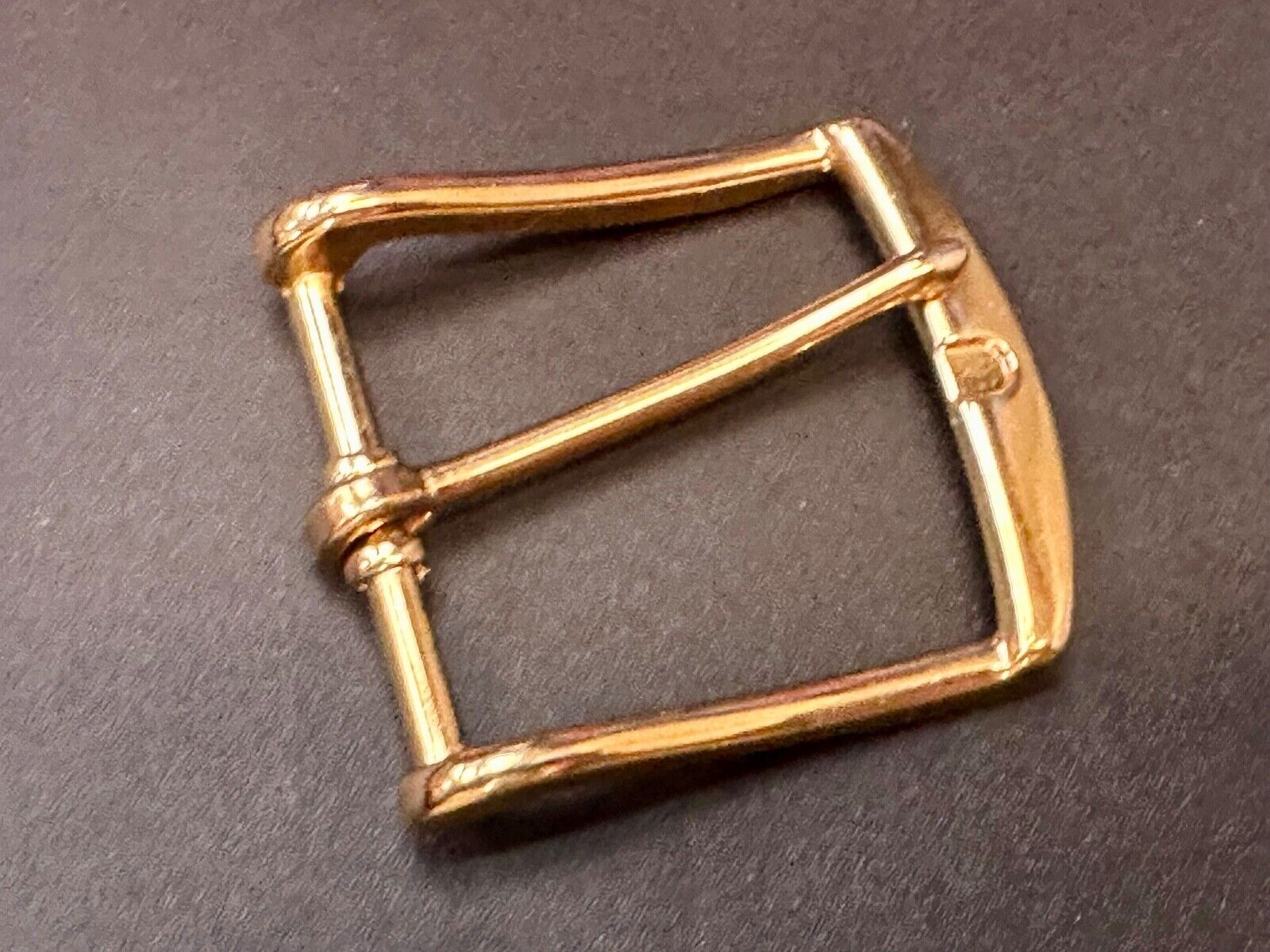 Vintage gold tone replacement belt buckle marked W