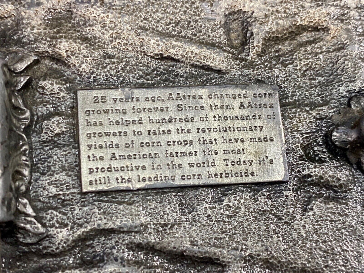 Aatrex Farming Herbicide Company Silver Anniversary In Corn Belt Buckle 