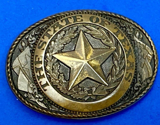 The Great State Of Texas Belt Buckle - From Tx The Lone Star State! 