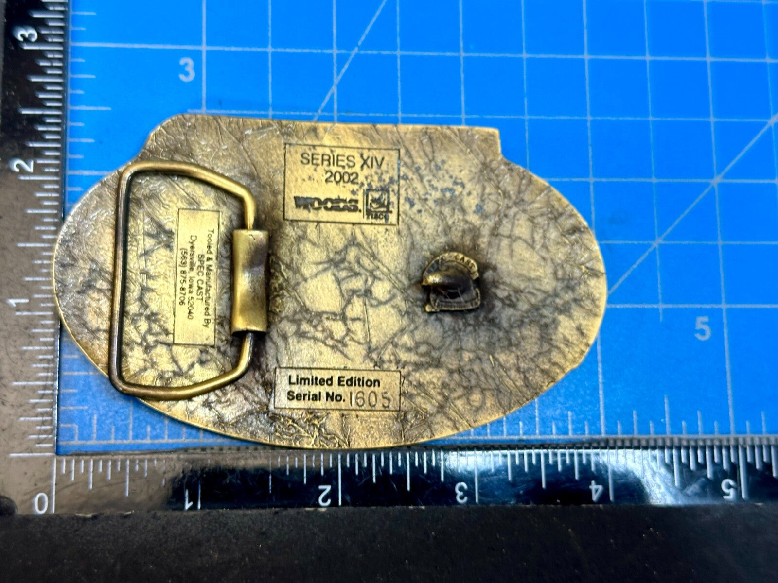 TISCO 65 Years 1937-2002 Series XIV The Leader in Aftermarket Parts Belt Buckle