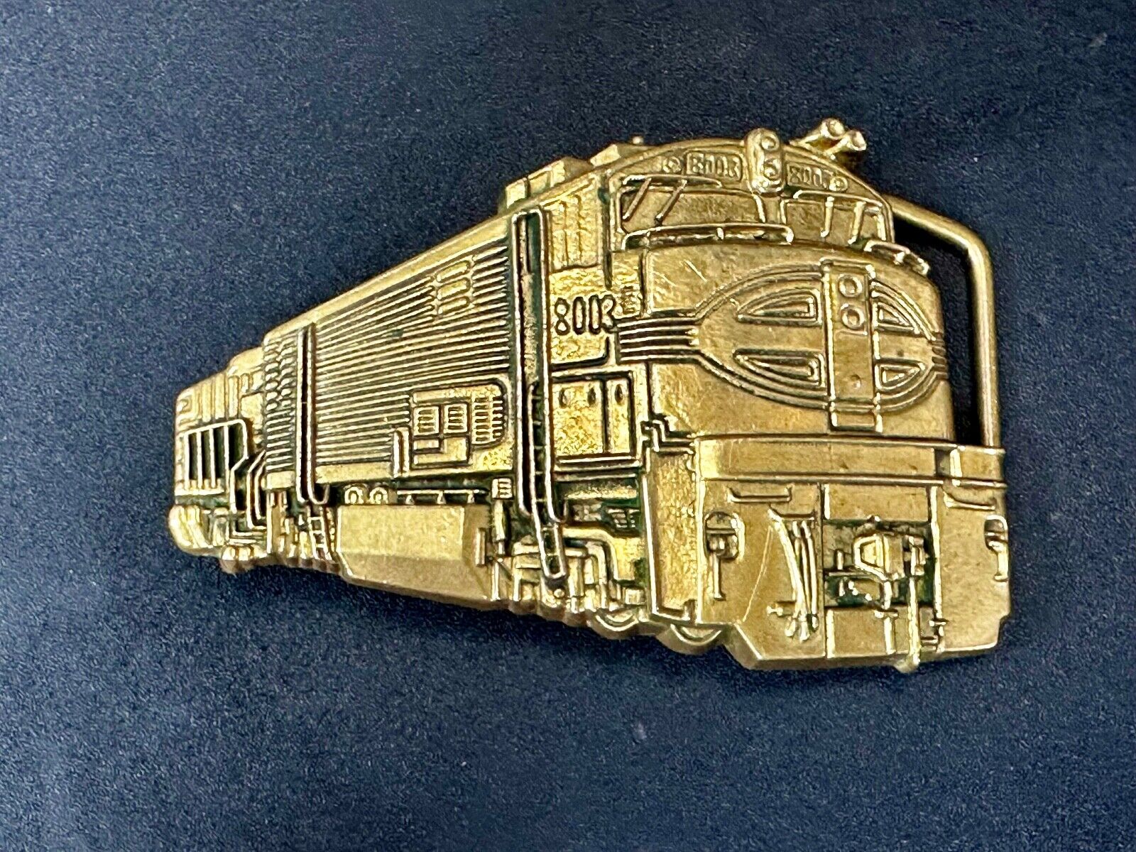 8003 Union Pacific Up Locomotive Railroad Train VTG 1980 Belt Buckle by Baron