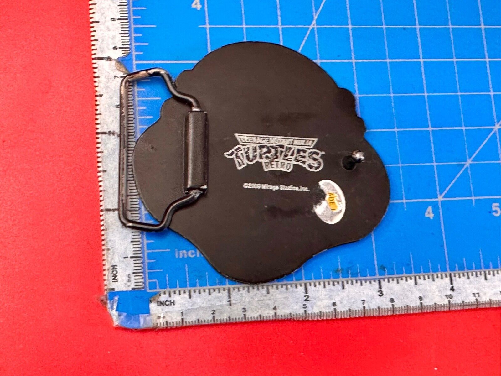 TMNT Teenage Mutant Ninja Turtles Retro 2009 Mirage Studio belt buckle