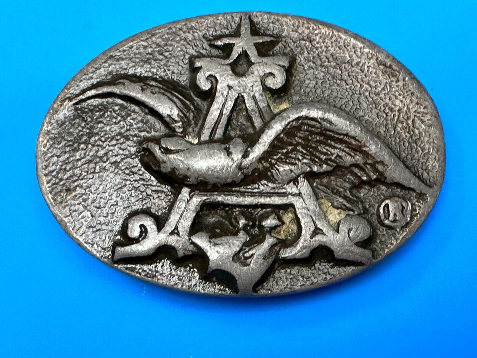 ANHEUSER BUSCH Eagle Vintage Beer Collectors Brewery Company Emblem Belt Buckle