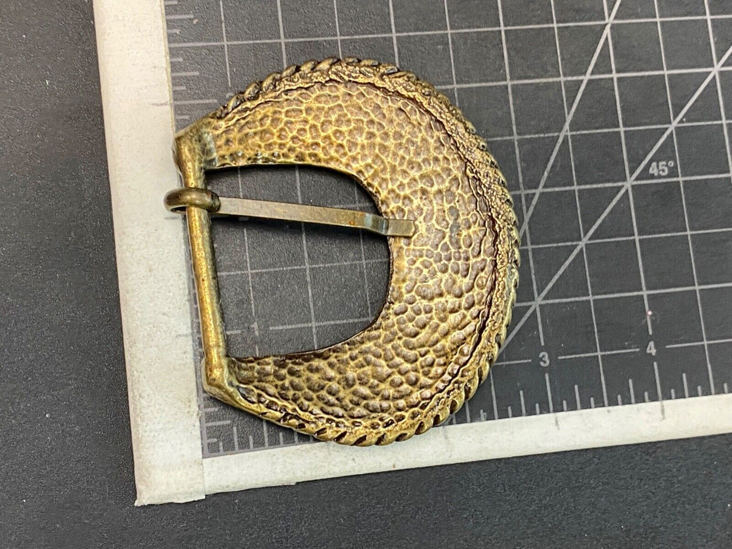 Unique Enameled Ranger Style Women's Rhinestone Accented Belt Buckle