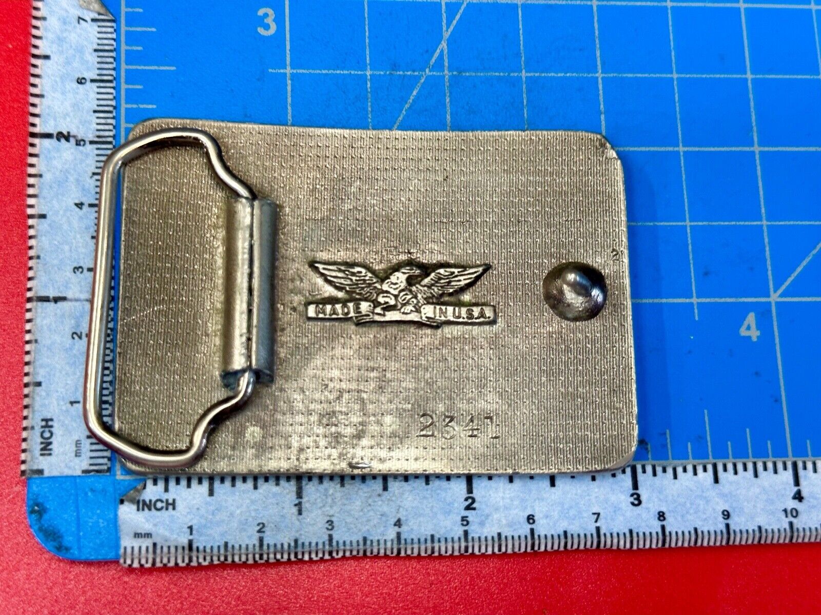 Americas Bravest Volunteer Fire Department tribute belt buckle