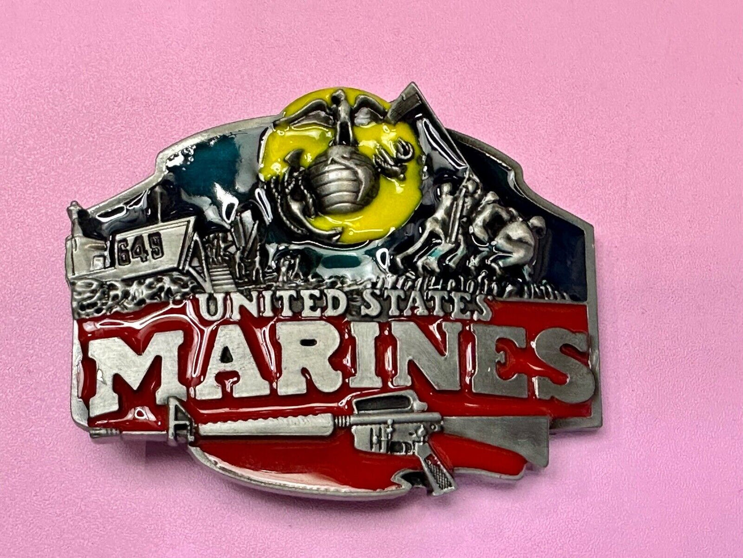 United States Marines NOS America Military Commemorative Belt Buckle