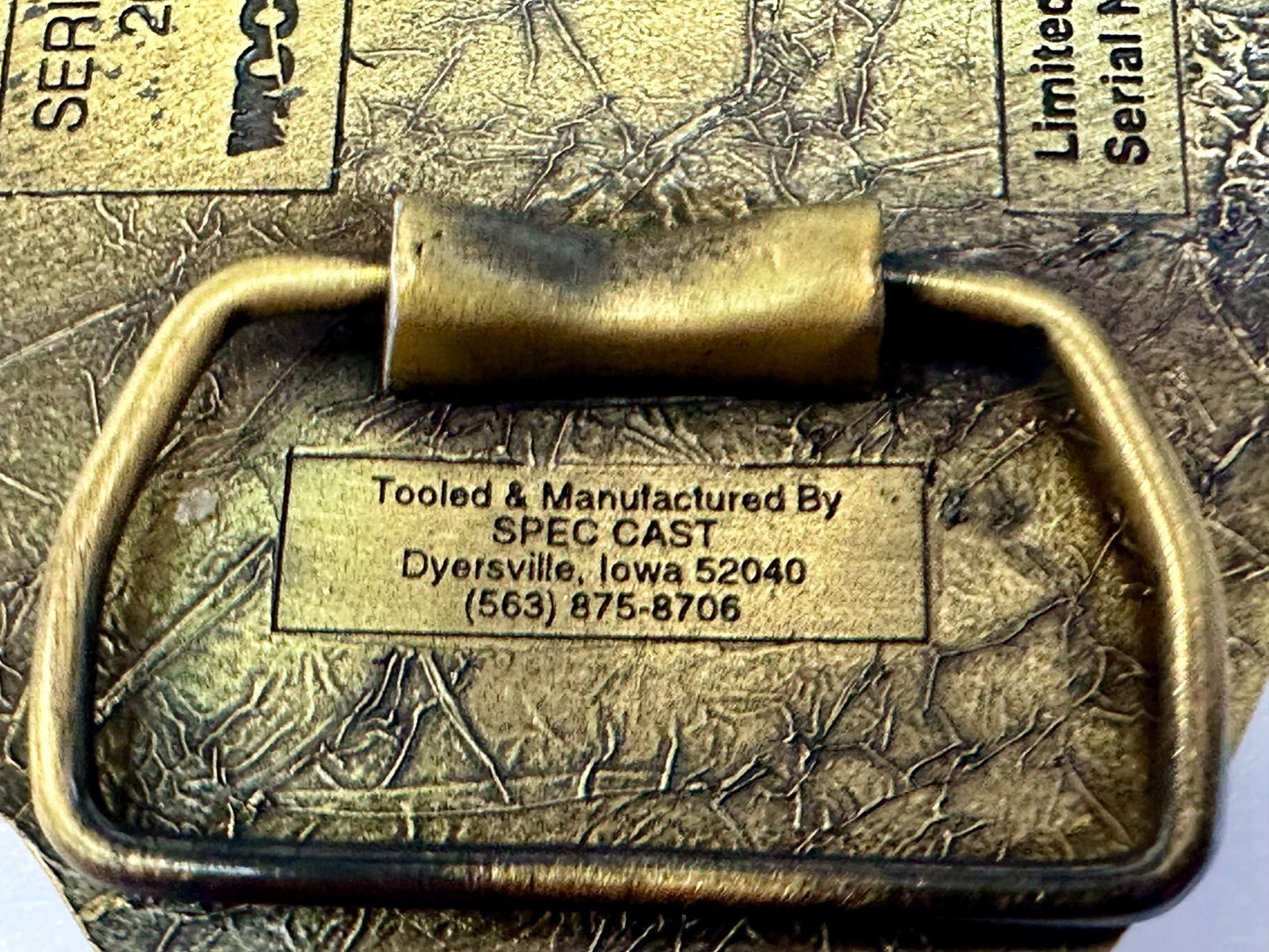 TISCO 65 Years 1937-2002 Series XIV The Leader in Aftermarket Parts Belt Buckle