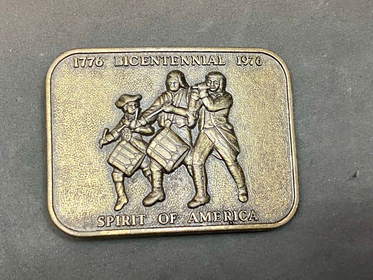 United States Of America Bicentennial 1776-1976 Spirit Of America Belt Buckle
