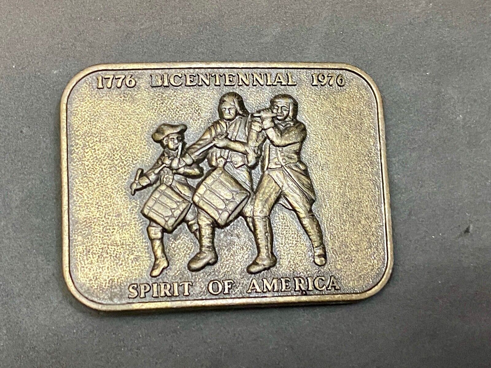 United States Of America Bicentennial 1776-1976 Spirit Of America Belt Buckle