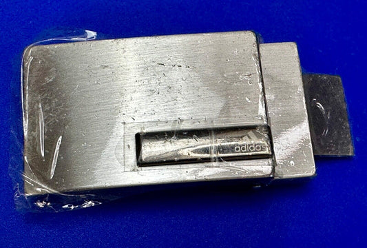 Adidas Clamp On Silver Tone Belt Buckle