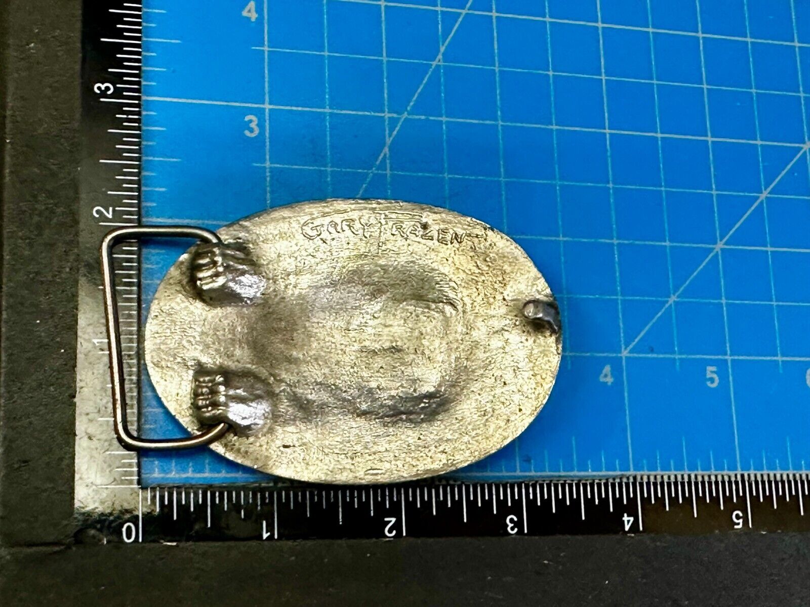 Andalex Wildcat Loadout Vintage Sculpture Belt Buckle by Artist Gary Prazen