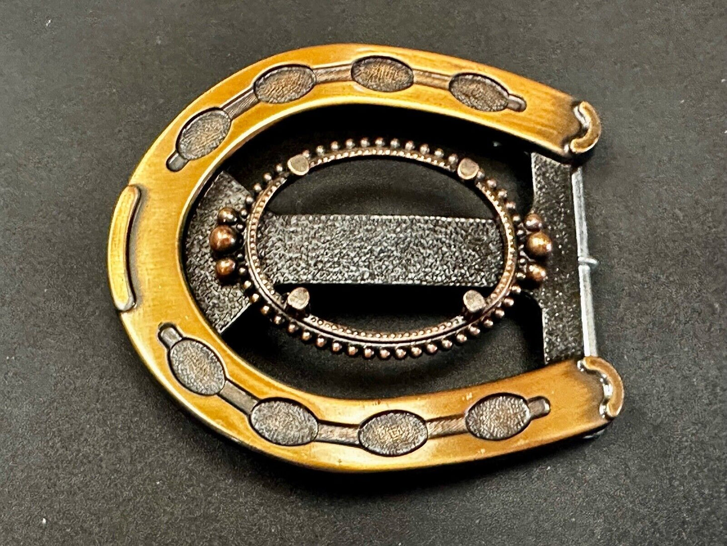 30 x 40 mm Western Horseshoe Shpaed Belt Buckle To Mount Your Cabochon Gem Stone