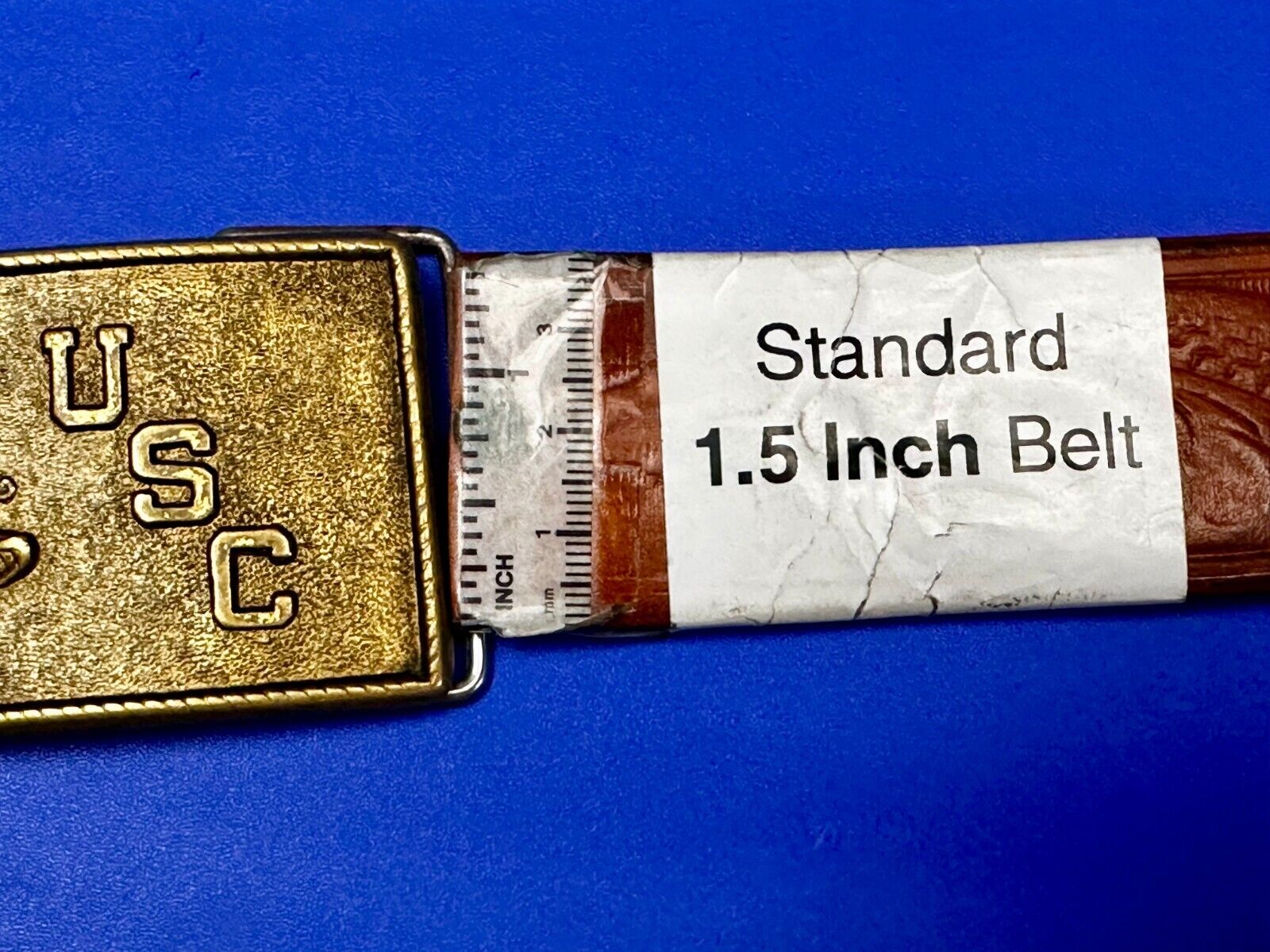 USC University Of Southern California Trojans Football Sports VTG Belt Buckle