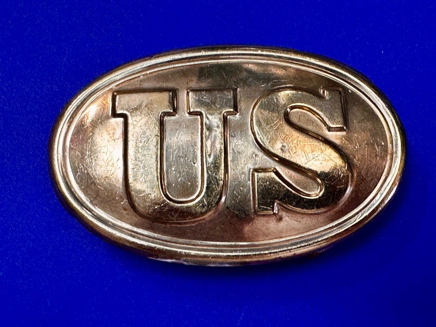 US Civil War Union Infantry Enlisted Soldier Replica Belt Buckle - see markings