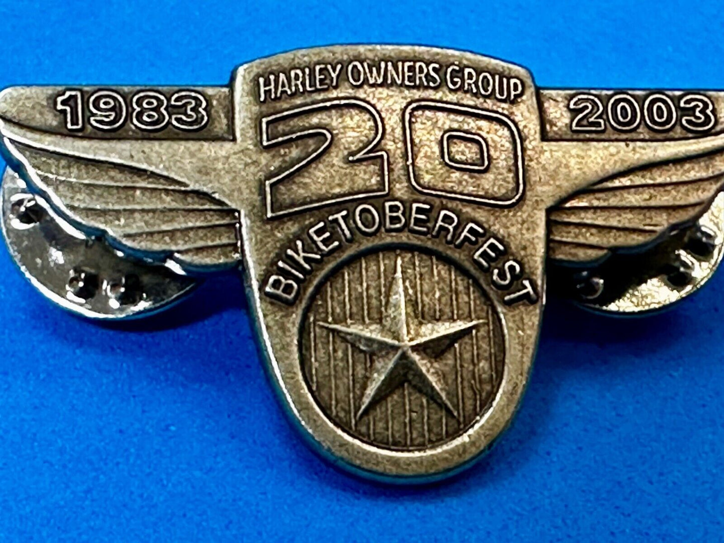BikeToberfest 20 year Celebration 2003 Harley Davidson Motorcycles Pin