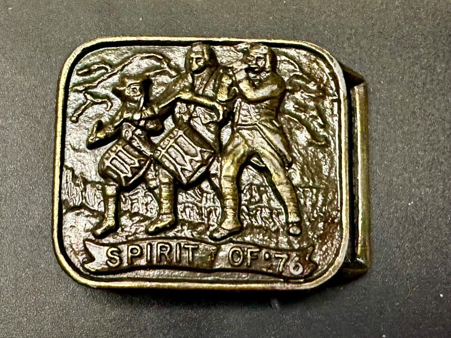 Spirit of 76 Marching Band American Patriot Patriotic Vintage Belt Buckle