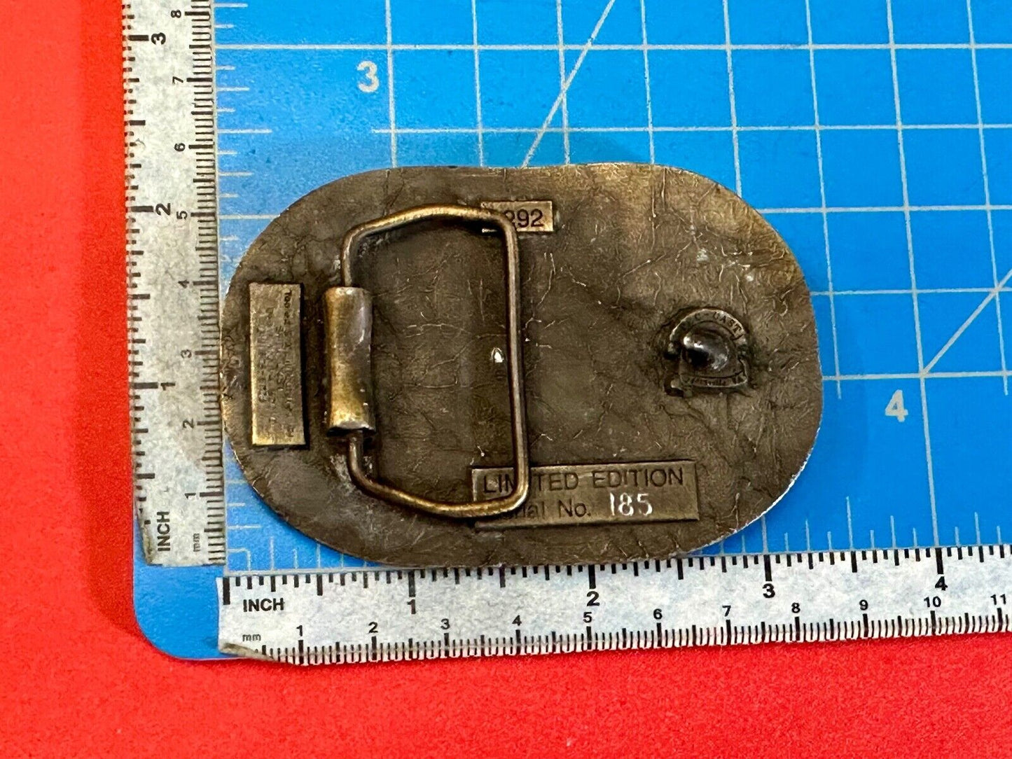 Tulare Farm Show 25th Anniversary Limited 1992 John Deere Tractor belt buckle
