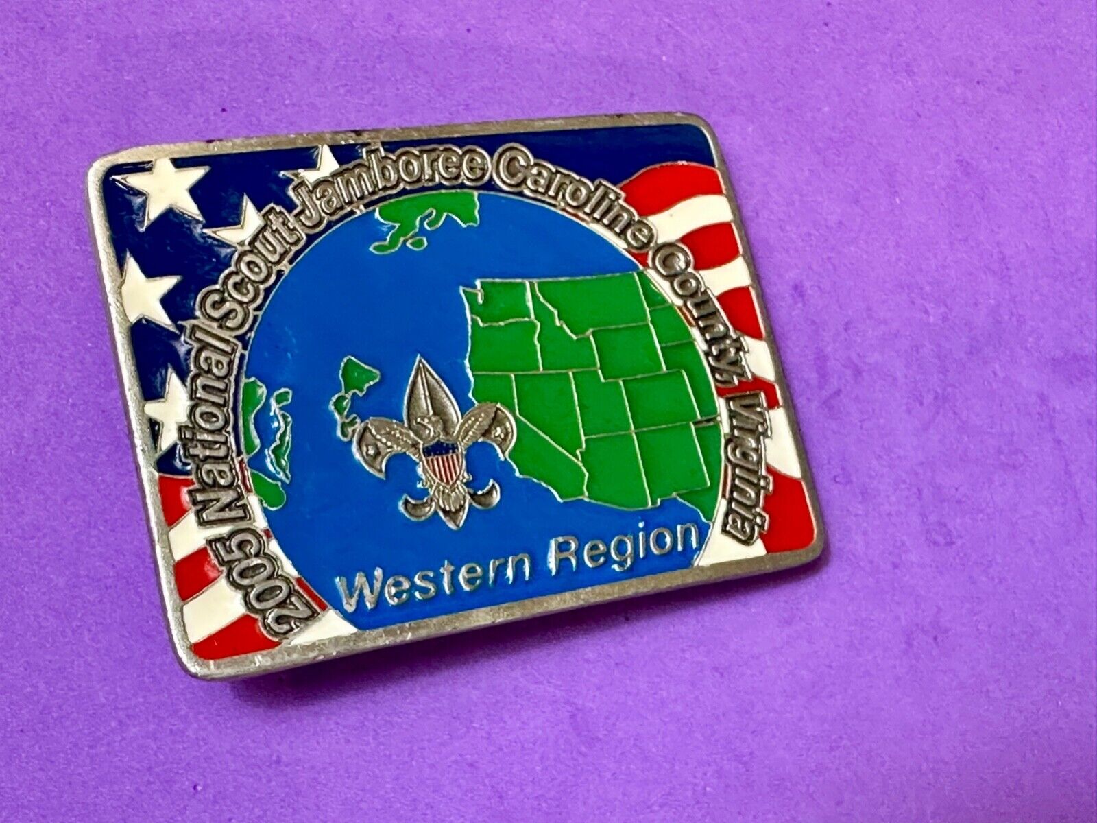 2005 BSA National Scout Jamboree Caroline County of Virginia Limited Belt Buckle