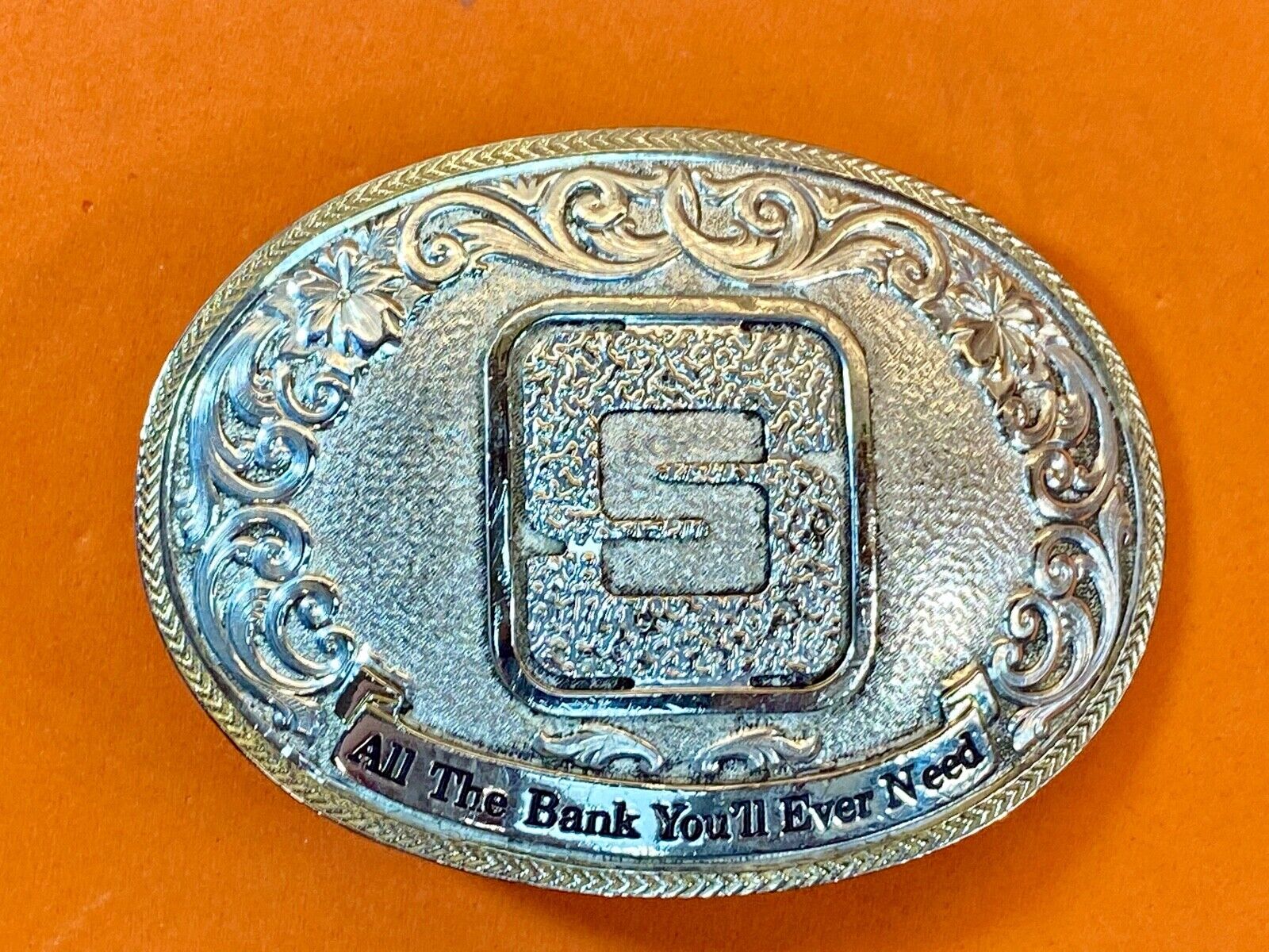All The Bank You'll Ever Need Farmers 5 - Montana Silversmiths Belt Buckle 