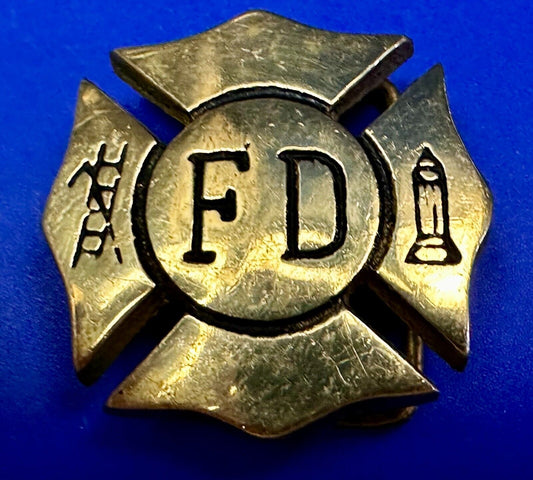 Belt Buckle fire logo