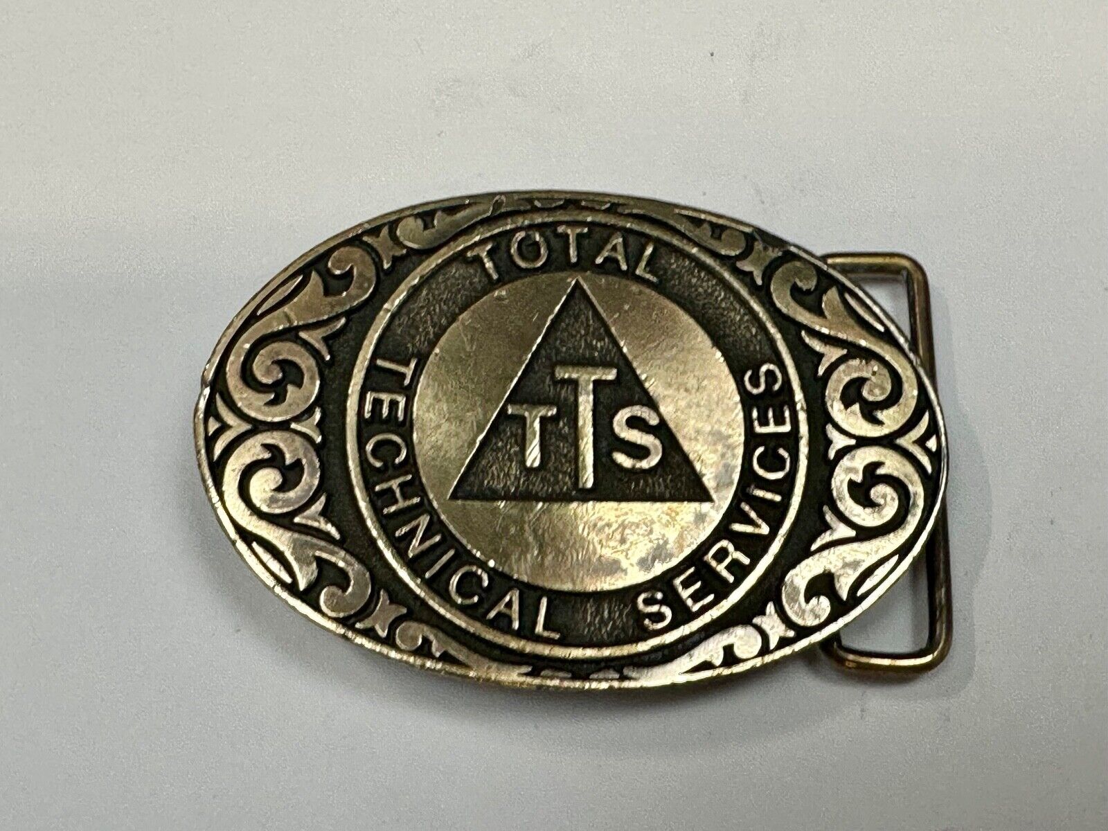 TTS Total Technical Services Vintage Western Vibe belt buckle. by CD/Hit