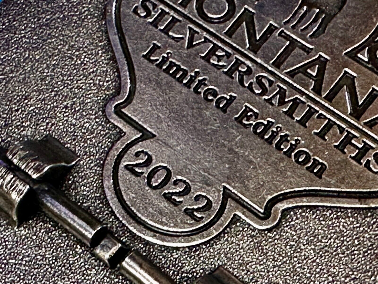 2022 Pendleton Whiskey Leter Buck Rodeo Cowboys Montana Silversmiths Belt Buckle