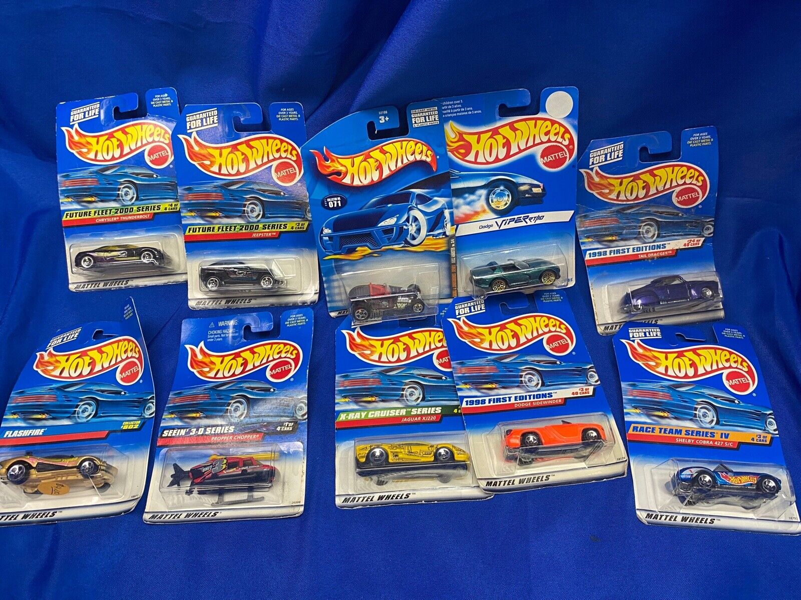  10 pc gift Lot of Hot Wheels NOS Diecast Vehicle Car Truck in packaging 