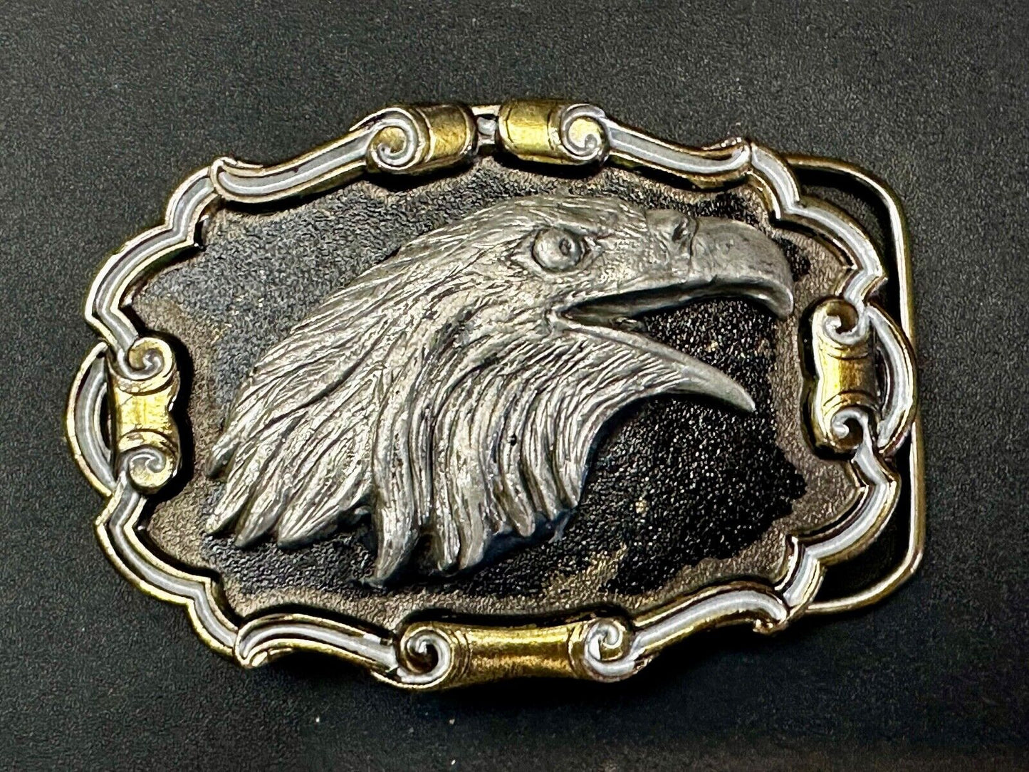 American Bald Eagle Head Belt Buckle by The Great American Buckle Co