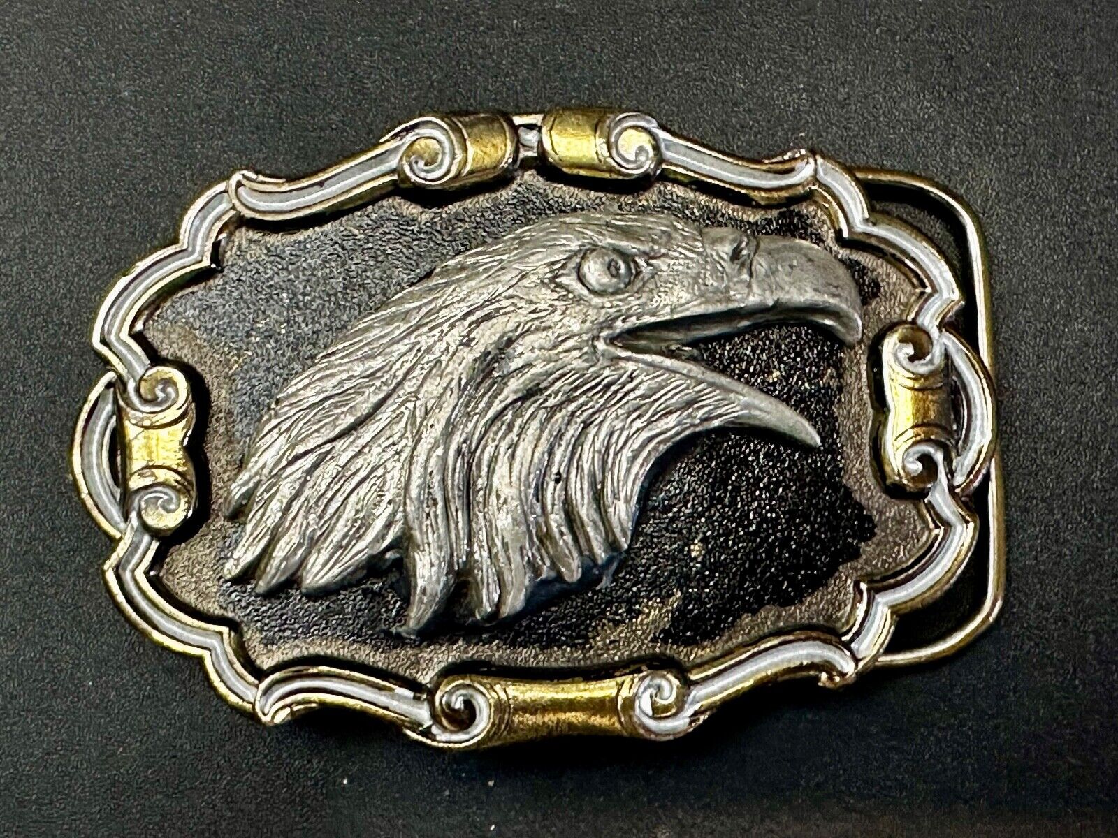 American Bald Eagle Head Belt Buckle by The Great American Buckle Co