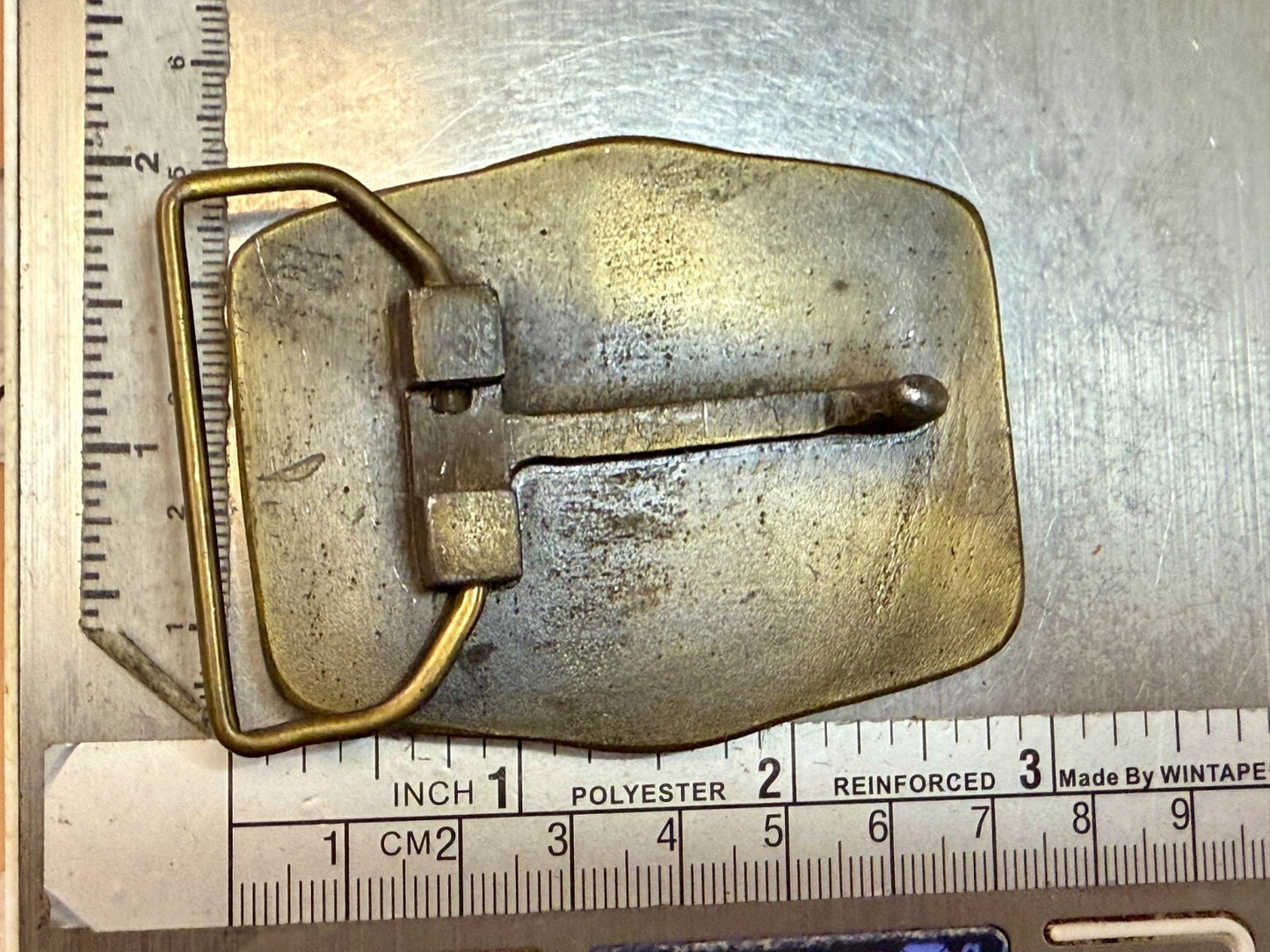 United States Army Armed Forces Commemorative Brass Tone Vintage Belt Buckle