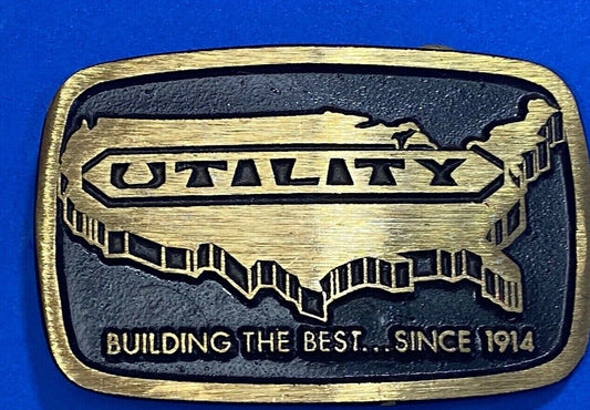 Usa Utility, Building The Best Since 1914  - Dynabuckle Solid Brass Belt Buckle 