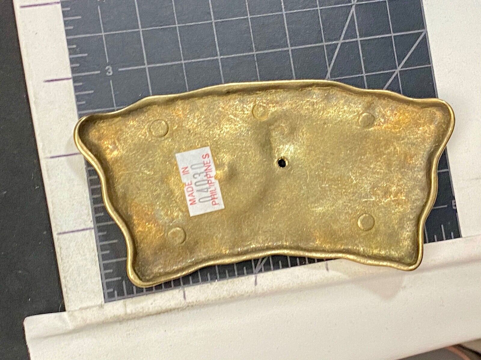 American Carousel 4th  coin collectors centerpiece Large gold tone belt buckle