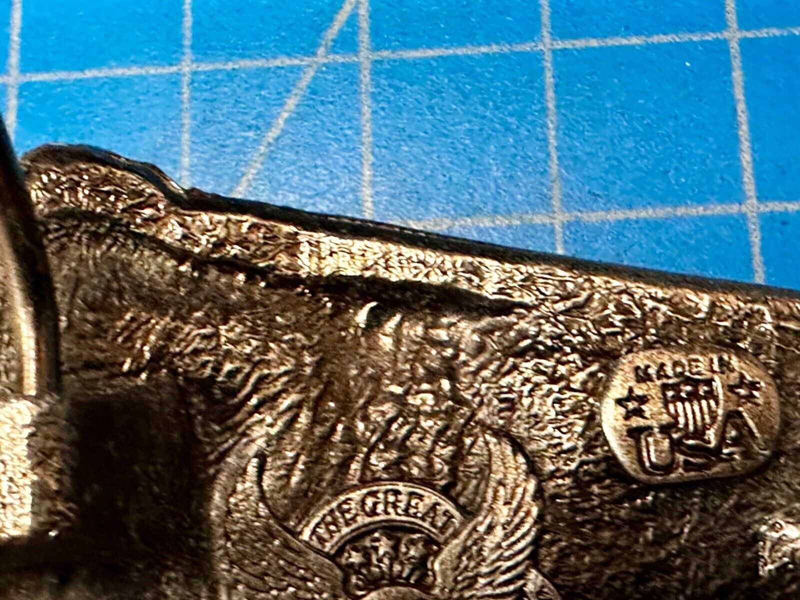 3489  Train Locomotive RailRoad Vintage 1980 - The Great American Belt Buckle Co