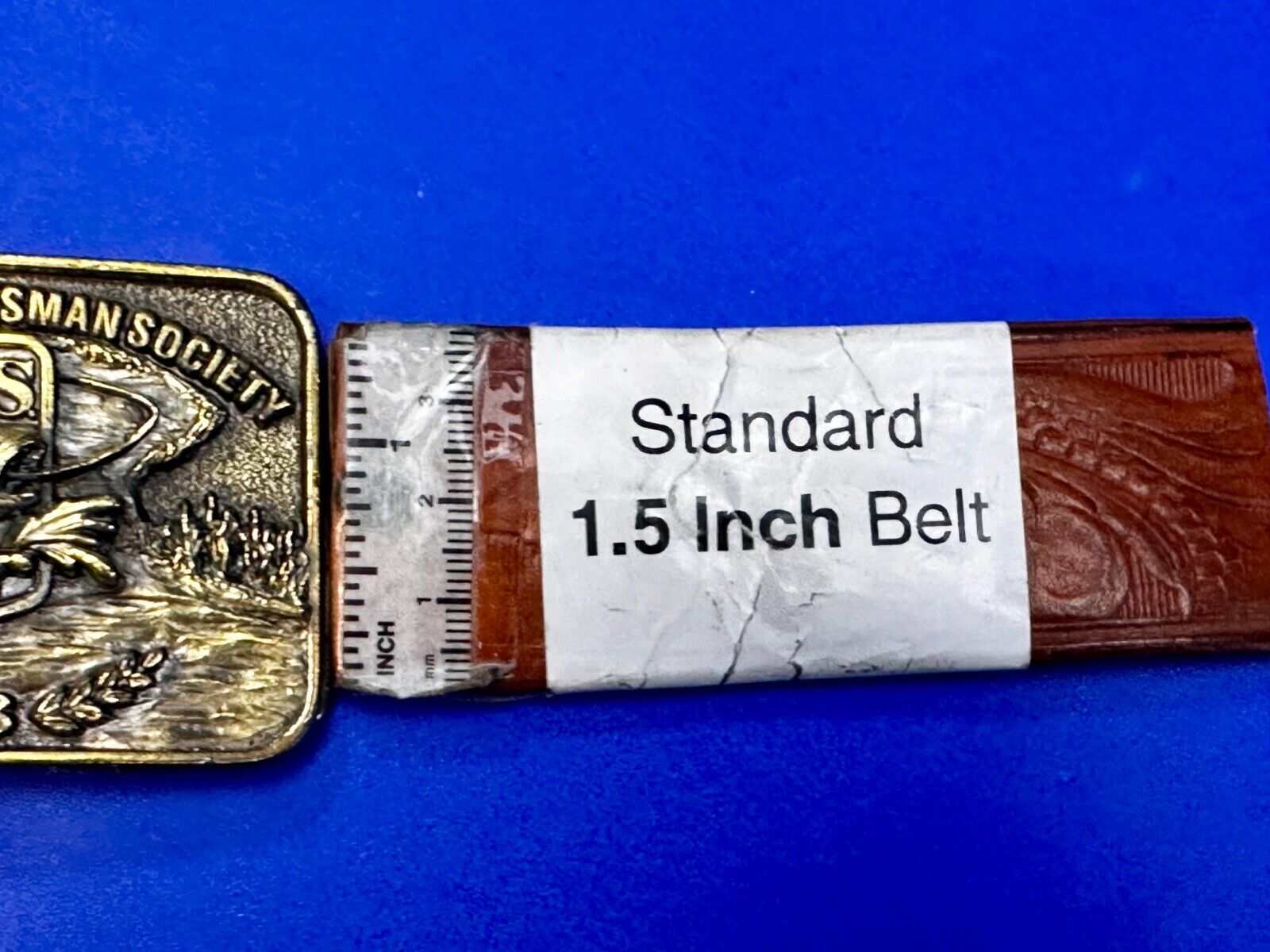 1988 Bass Anglers Sportsman Society Club Great American Belt Buckle