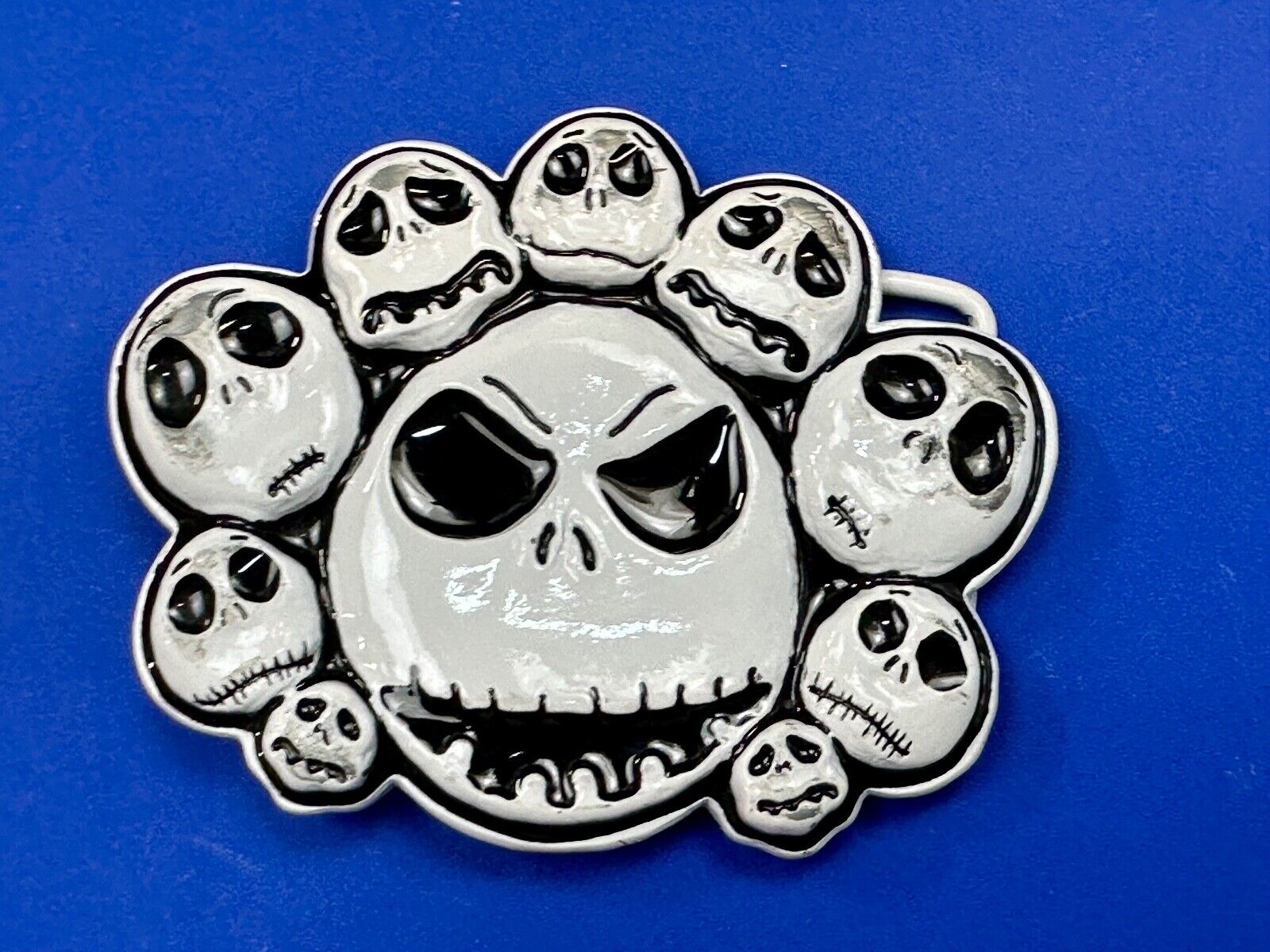 Tim Burtons The Nightmare Before Christmas Multiple Skulls belt buckle - Disney