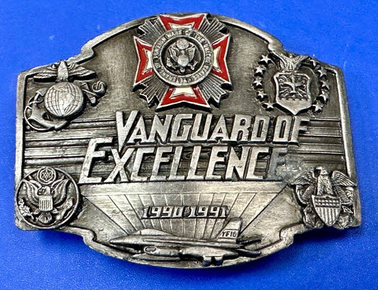 VFW Foreign Wars Veterans Vtg. Vanguard Excellence Award Siskiyou Belt Buckle