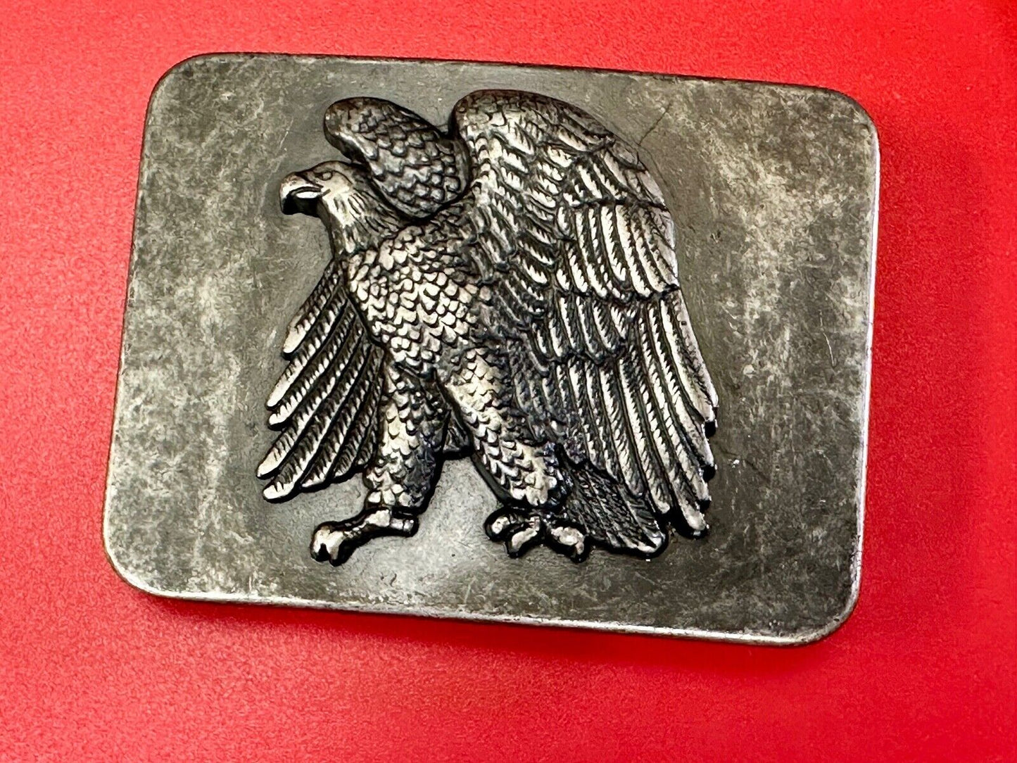American Eagle - ready to fight! Patriotic USA belt buckle