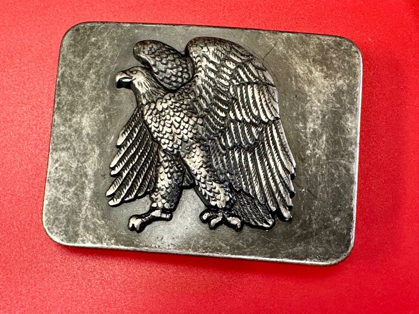 American Eagle - ready to fight! Patriotic USA belt buckle