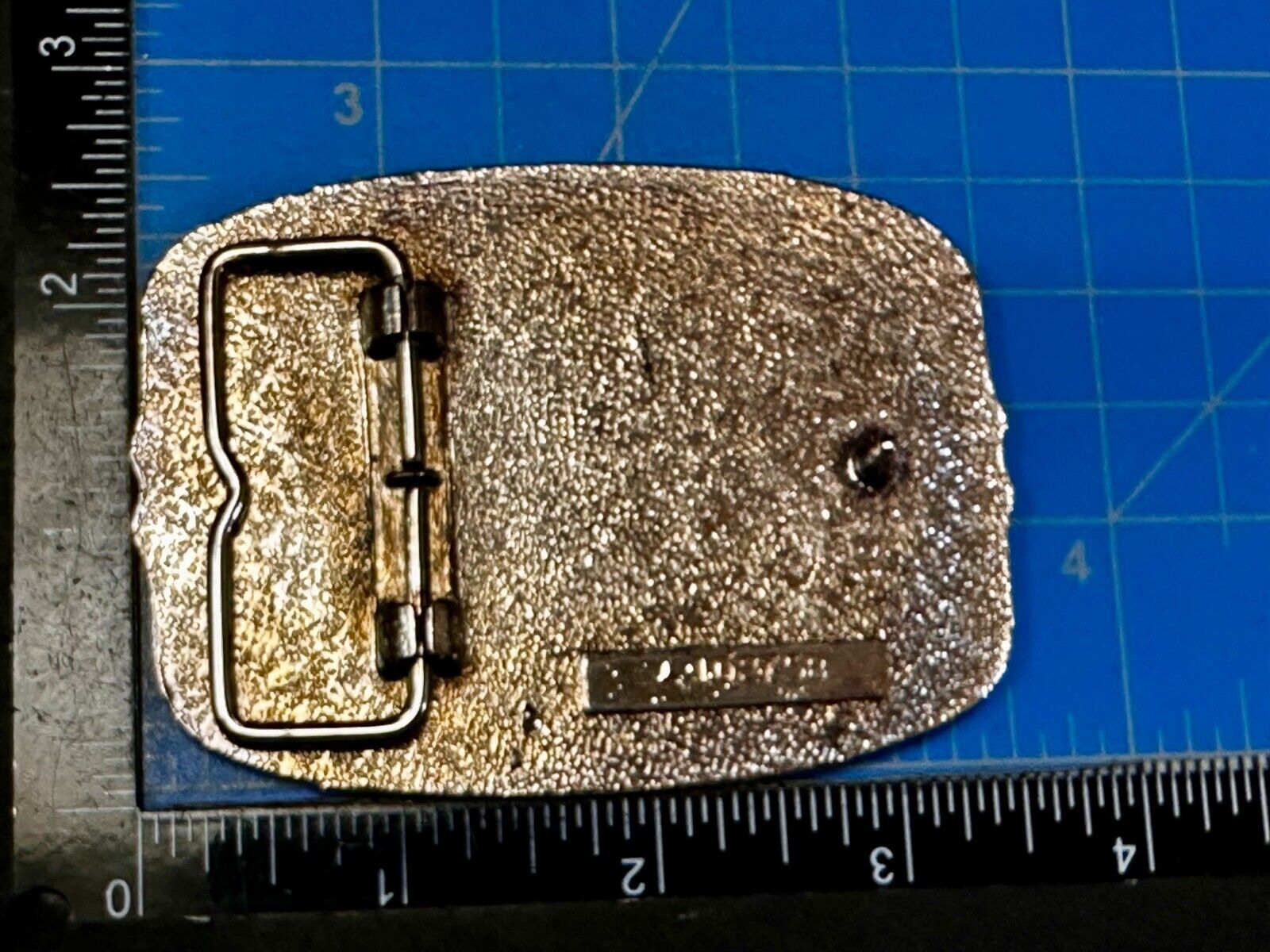 Majestic American Bald Eagle Flying high USA Mountains Two Tone Belt Buckle