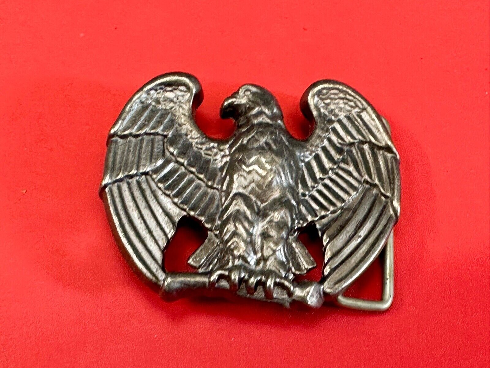 VINTAGE 1970'S IMPERIAL ROMAN EAGLE STYLE BELT BUCKLE IN BOX