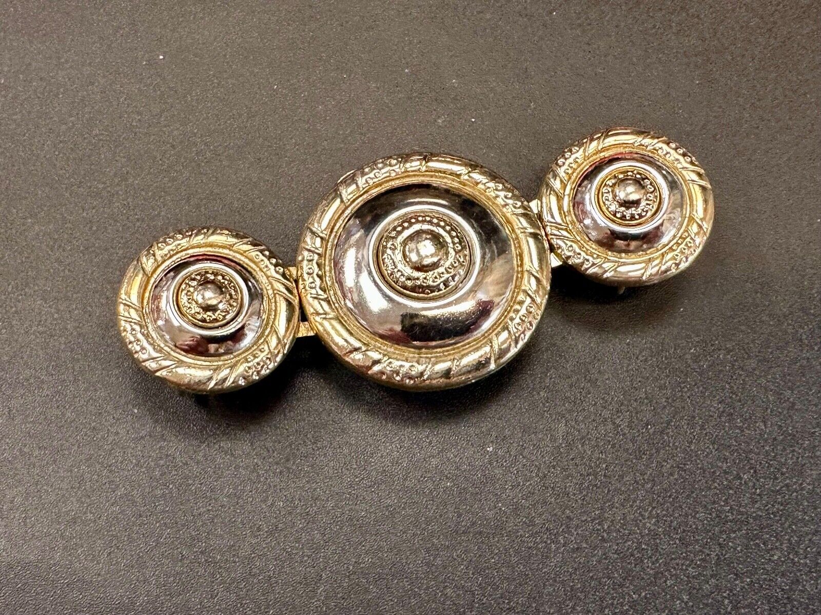 Vintage Circle Disc Theme Two-piece interlocking Three piece belt buckle