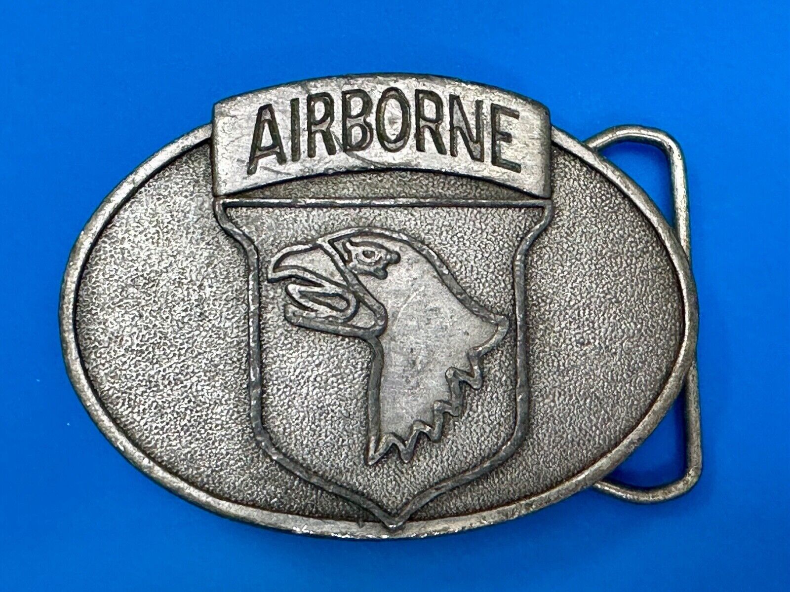 101st Airborne Division US Army Vintage Belt Buckle Appaloosa Trading Co P-133