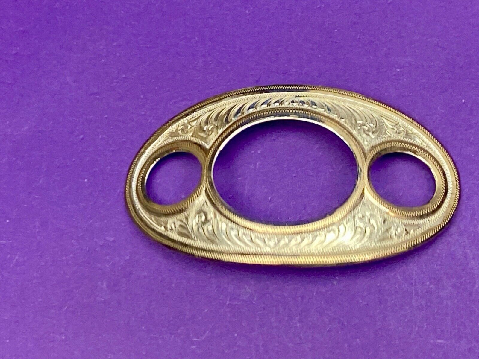 Unique Shape, Mixed Metal Western Flower Swirl Belt Buckle Scarf Shoe Purse Clip