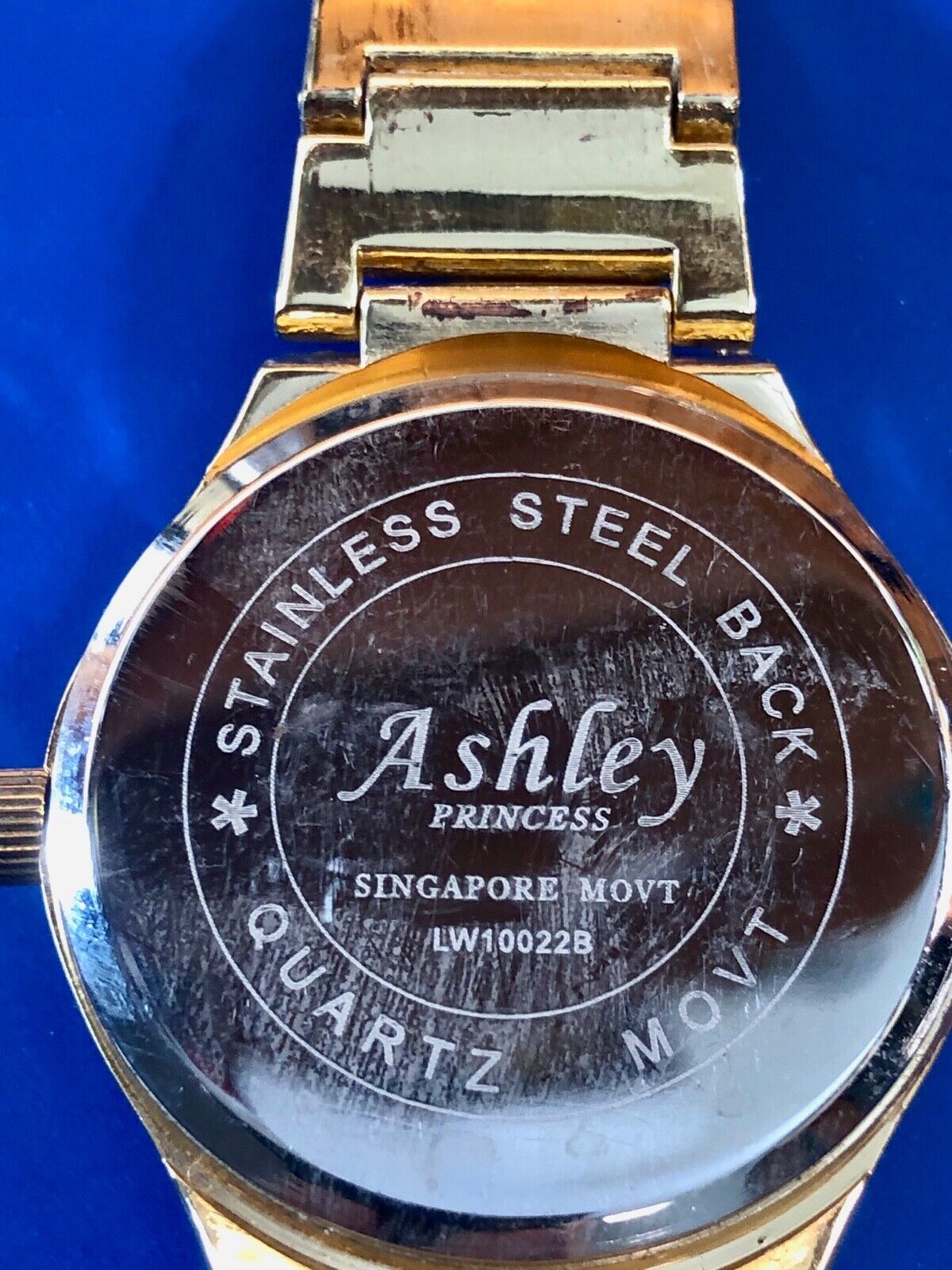 Ashley Ladies Watch, Missing A Few Rhinestones, But Fresh Battery, Working Well 