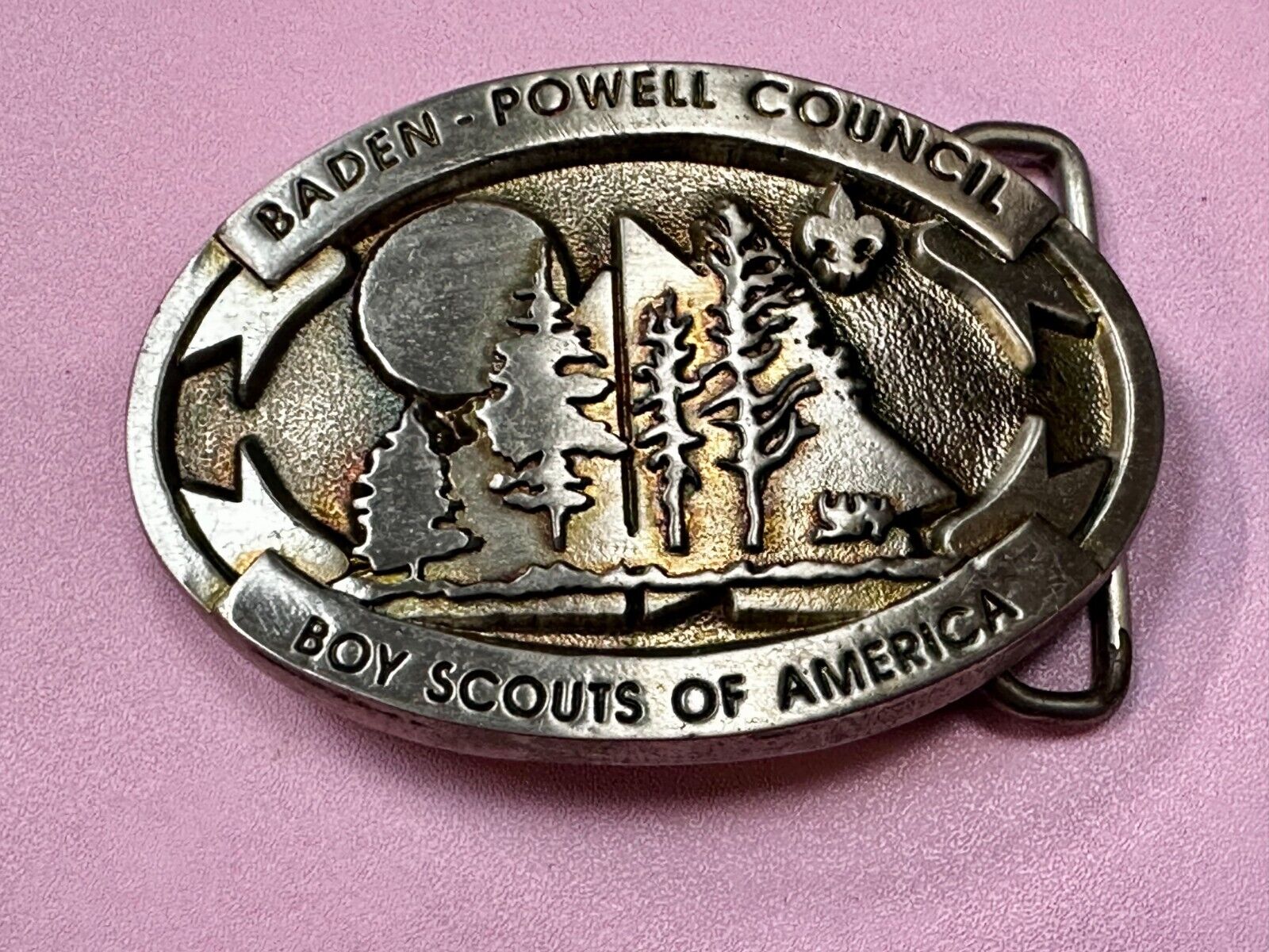 Baden Powell Council Binghamton, NY BSA Boy Scouts of America Belt Buckle