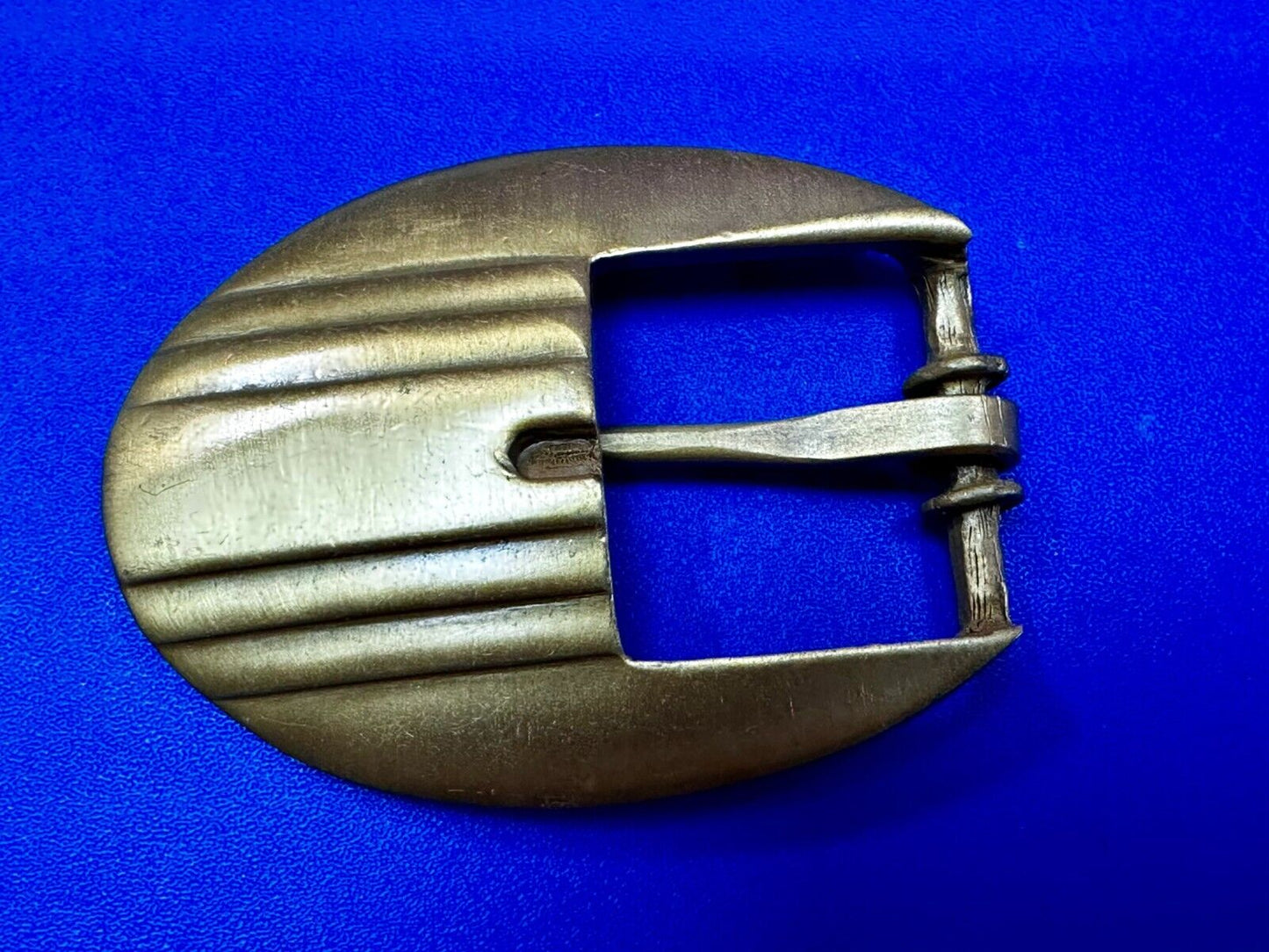 Unique Retro Gold Tone Replacement Dress Belt Buckle - Signed